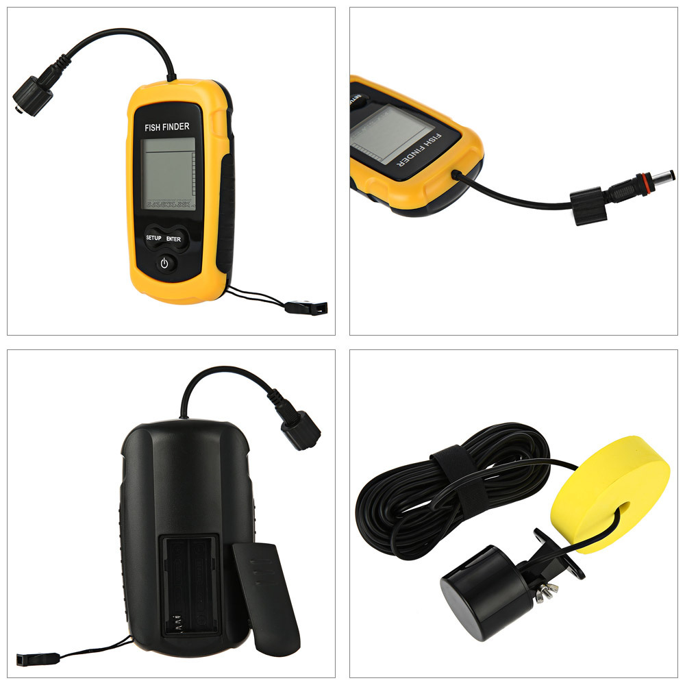 Alarm 100M Tragbarer Sonar-Fis – Fishing Depth Finder Bewertung und Preis