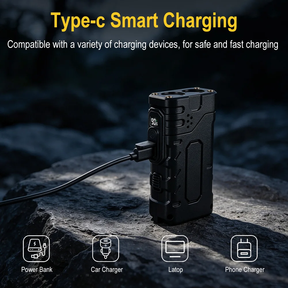 BORUIiT Handkurbel-EDC-LED-Tas – Fishing Light Bewertung und Preis